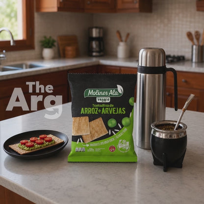 Molinos Ala Vegan Rice and Pea Toasts 100g | Argentine Vegan Snack