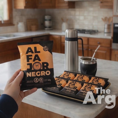 Felices Las Vacas Vegan Alfajor Dark Chocolate with Dulce de Leche Box of 6
