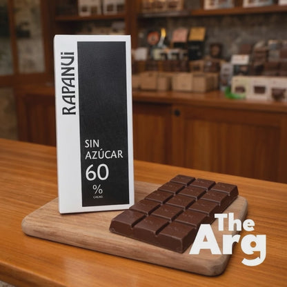 Rapanui 60% Cacao Dark Chocolate Sugar Free Bar 60g