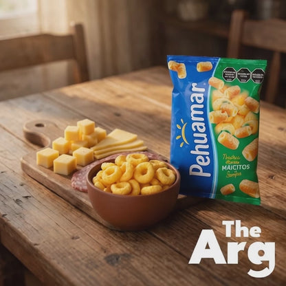 Pehuamar Maicitos Cheese Flavor Corn Chips 125g | Argentine Snack