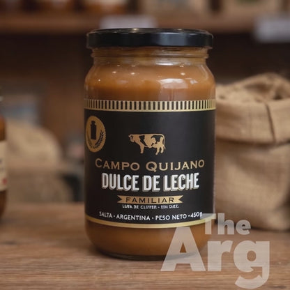 Campo Quijano Dulce de Leche Familiar 450 g / 0.99 lb | Argentine Milk Caramel Spread