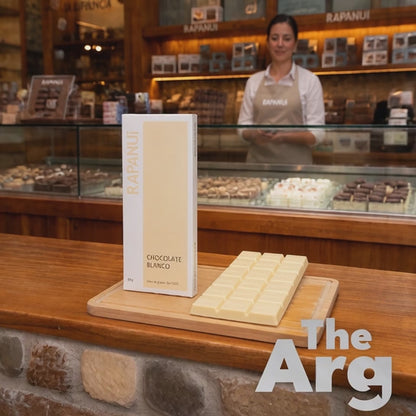 Rapanui White Chocolate Bar 80g | Argentine White Chocolate