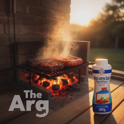 Dos Anclas BBQ Salt Seasoning Bottle 500 g / 1.1 lb