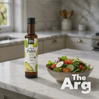 CHIA GRAAL Avocado and Olive Oil Blend 100% Pure 250ml / 8.8 fl oz