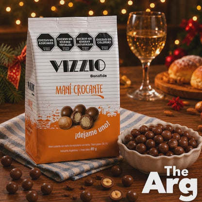 Vizzio by Bonafide Crunchy Peanut with Milk Chocolate Coating 80g / 3.22oz