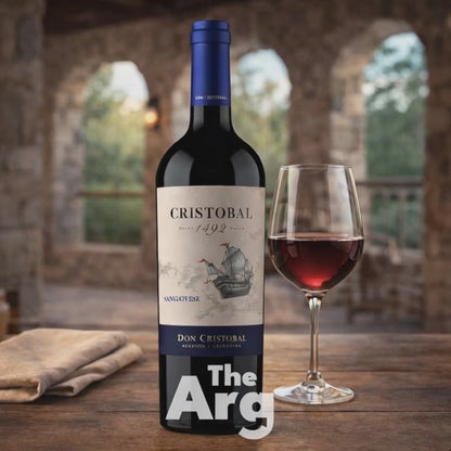 Cristóbal 1492 Sangiovese – Mendoza Argentine Red Wine | 750 ml ( 6 Bottles )