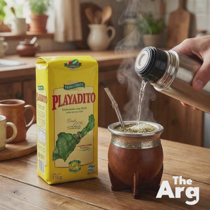 Playadito Traditional Yerba Mate with Stems (Con Palo) – 500g / 1.1 lb | Argentine Mate Tea