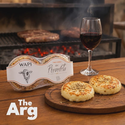 Wapi Mini Provoleta Fine Herbs Cheese 120g | Argentine Grilling Cheese