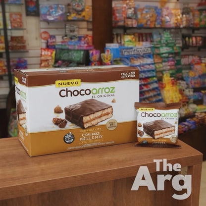 Chocoarroz Wholegrain Alfajor with Dulce de Leche | Box of 30 (660g)
