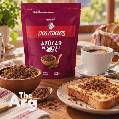 Dos Anclas Black Decorative Sugar | 300g Doypack