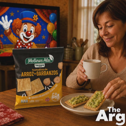 Molinos Ala Vegan Rice and Chickpea Toasts 100g / 0.22lb