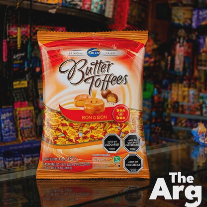 Arcor Butter Toffees Bon o Bon Caramel Flavor Candies 822g