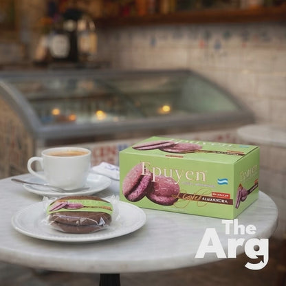 Epuyen Carob Alfajores Light with Dulce de Leche | Sugar-Free 12 Pack (600g / 1.32 lb)