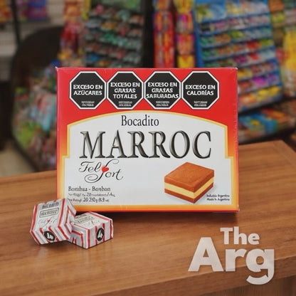 FelFort Marroc Chocolate Peanut Butter Bites Box 20 Units 250 g Argentine Bocaditos