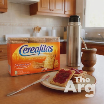 Cerealitas Wholegrain Crackers – Argentine Wheat Crackers with Bran (Pack of 3, 200g Each)