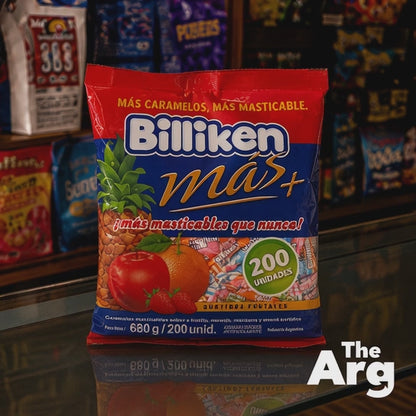 Billiken Más Soft Candies Assorted Fruit Flavors 600g / 21.16 oz