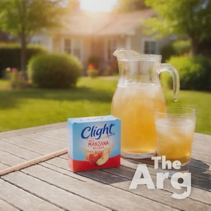 Clight Sugar-Free Apple Drink Mix – Delicious Apple Flavor (20 Sachets)