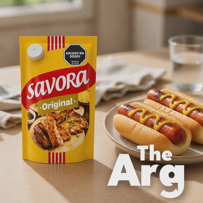 Savora Classic Yellow Mustard 250g | Argentine Mustard Sauce
