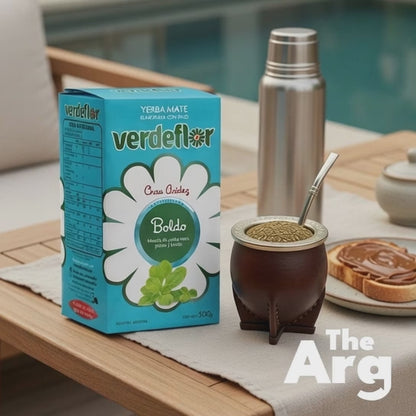 Verdeflor Yerba Mate with Boldo 500g | Herbal Argentine Mate Blend