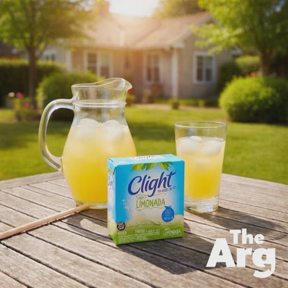Clight Sugar-Free Lemonade Powdered Juice (Box of 20 Sachets) 160 g / 5.6 oz