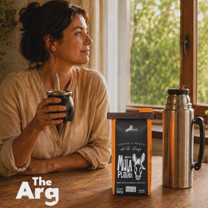Mula Plateada Traditional Yerba Mate 500g + Clip