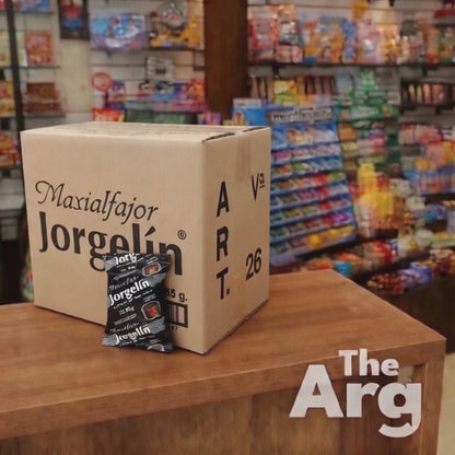 Jorgelín Triple Alfajor Milk Chocolate with Dulce de Leche – 24 Pack 85g Each