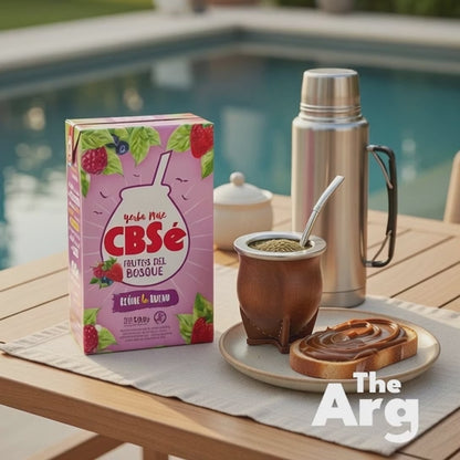 CBSÉ Yerba Mate Frutos del Bosque 500g | Red Berries Flavored Argentine Mate