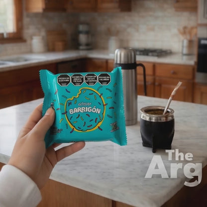 Barrigón Blanco Alfajor with Dulce de Leche Filling and Icing Coating 70g