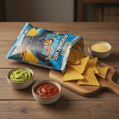Peronachos Choripán Flavor Nachos – Gluten-Free Baked Snack 72g