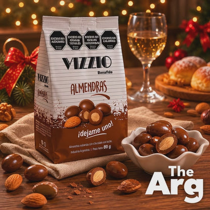 Vizzio by Bonafide Almonds with Milk Chocolate Coating 80g / 3.22oz