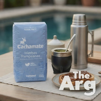Cachamate Yerba Mate Hierbas Pampeanas | Herbal Argentine Mate Tea (500g)