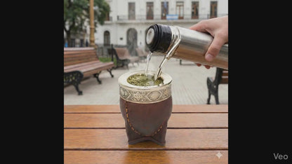 Brown Imperial Original Premium Mate With Alpaca Straw