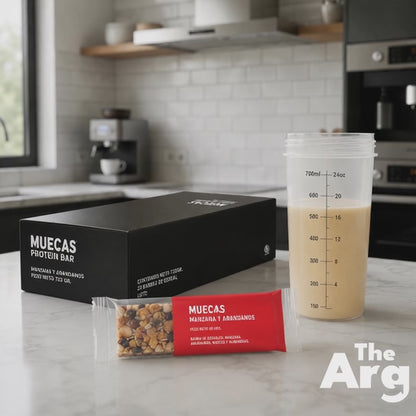 Muecas Apple and Blueberries Cereal Bars Box of 16 Units | 720g / 1.58 lb