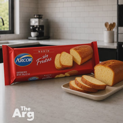 Arcor Sweet Pound Cake Without Fruits | 215g / 7.6 oz