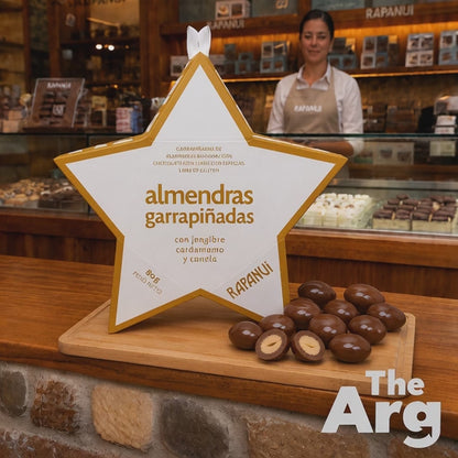 Rapanui Almond Star with Candied Almonds | Argentine Sweet Treat