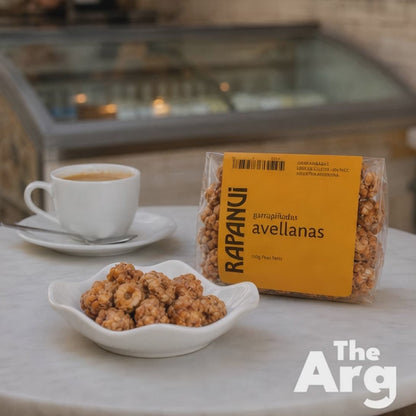 Rapanui Sugar Coated Hazelnuts 100 g | Argentine Sweet Nut Snack