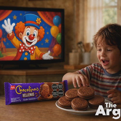Chocolinas Filled Cookies 77g | Argentine Chocolate Sandwich Cookies