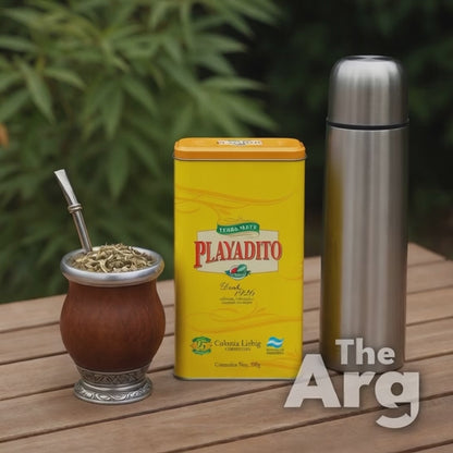 Playadito Yerba Mate Con Palo Can 500 g / 1.1 lb