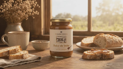 Estancia Caledonia Dulce de Leche Estilo Campo – Traditional Argentine Caramel Spread – 450 g (15.9 oz) – Gluten Free