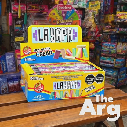 Billiken La Yapa Hard Candy Mixed Flavors Gluten-Free Box of 36 |  620g / 21.8 oz