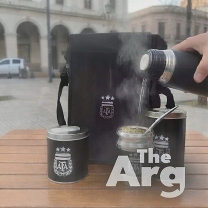 AFA Argentina World Champion Mate Set with Thermos, Cup, Bombilla & Accessories