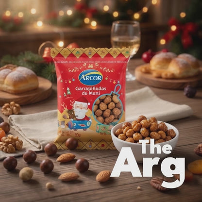 Arcor Garrapiñada de Maní Sugar Coated Peanuts 80 g / 2.82 oz | Traditional Argentine Sweet Snack