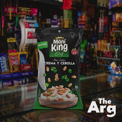 Maní King Cream & Onion Flavored Peanuts 80 g