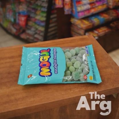 Arcor Mogul Eucalyptus Gummies Candy Bag 1 kg / 2.2 lb