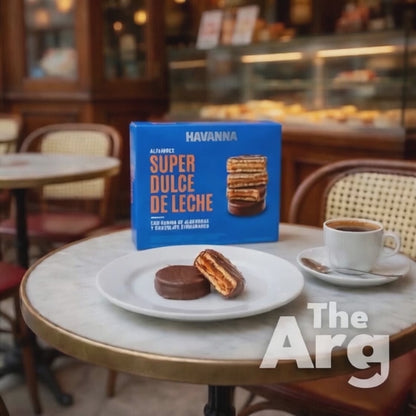 Havanna Super Dulce de Leche Alfajores with Almond Flour | Gluten Free – 9 Pack | 630g / 1.38lb
