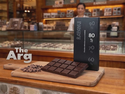 Rapanui Dark Chocolate 80% Cacao 80g | Argentine Premium Dark Chocolate Bar