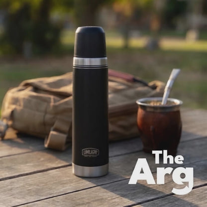 Lumilagro Luminox Thermos 1 L / 33.8 oz | Thermal Flask for Mate