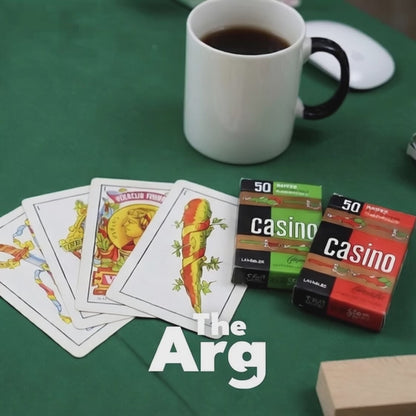 Spanish Playing Cards Deck 50 Cards – Casino Argentine Naipes for Truco & Chinchón
