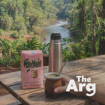 Porongo Certified Organic Yerba Mate Pink Bag | 500g / 1.1 lb – Premium Argentine Organic Mate Tea