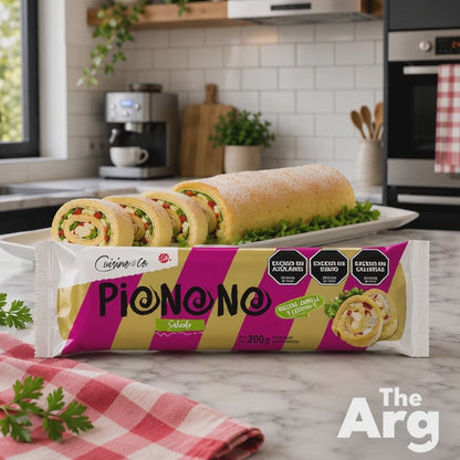 Cuisine &amp; Co Salty Pionono 200g / 7.05oz | Argentine Savory Sponge Roll